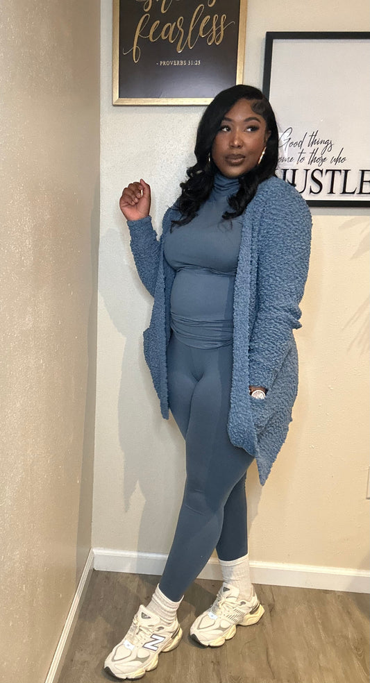 Keep Me Cozy 3 Piece Set (BLUE)