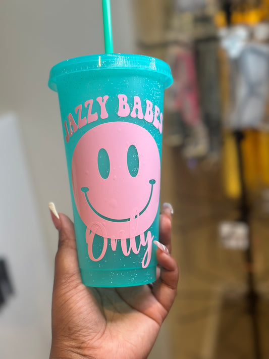 JAZZY BABES ONLY Glitter Cup