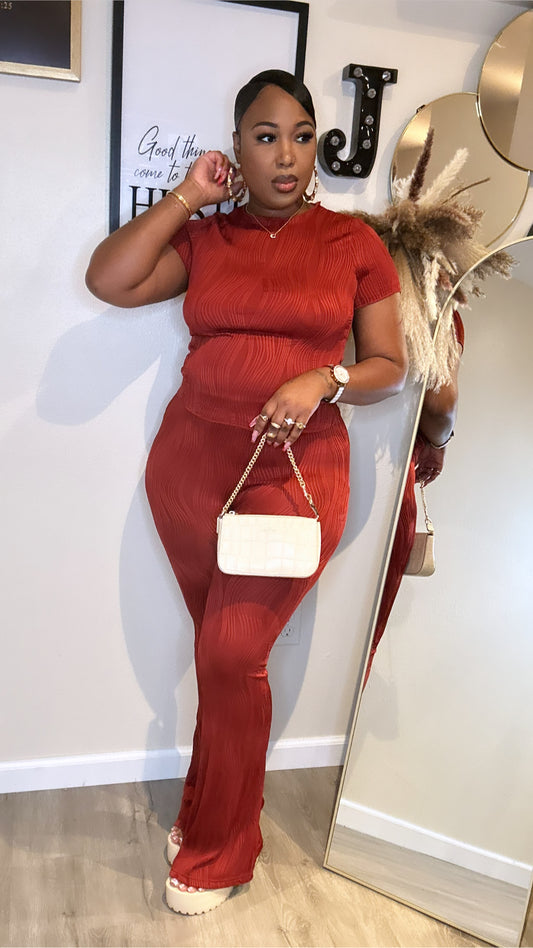 Luxe in Motion-Rust (Go Up to XL)